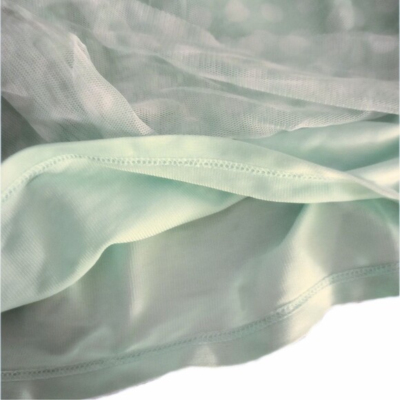 Children's Place Gray/Green Long Sleeve Tulle Dress sz 3T Girls - Picture 3 of 4